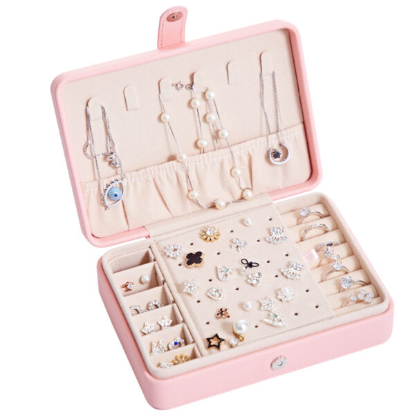 Multifunctional Jewelry Storage Box For Earrings, Earrings, Rings - Image 9