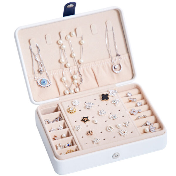 Multifunctional Jewelry Storage Box For Earrings, Earrings, Rings - Image 2