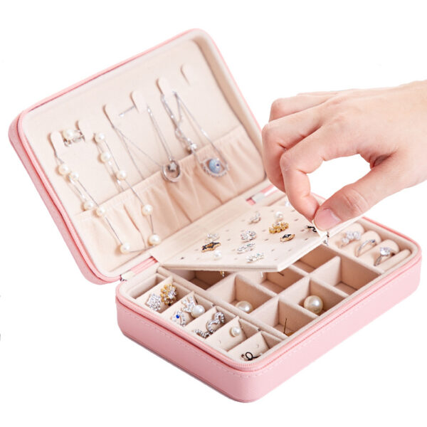 Multifunctional Jewelry Storage Box For Earrings, Earrings, Rings - Image 5