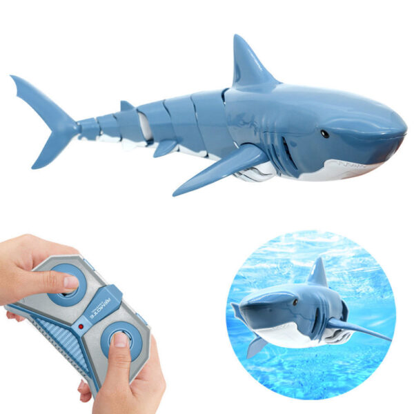 Remote Control Shark 2.4G Remote Control Fish Children's Toys Summer Water Toys - Image 7