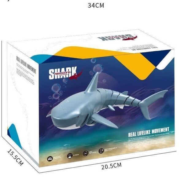 Remote Control Shark 2.4G Remote Control Fish Children's Toys Summer Water Toys - Image 8