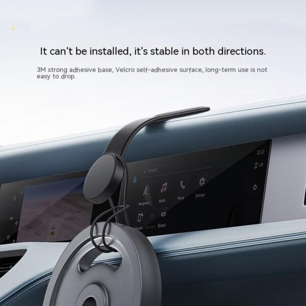 Magnetic Bendable Car Mobile Phone Holder Wireless Charger Phone Holder 15W Car Dash Mount Compatible With Phone - Image 8